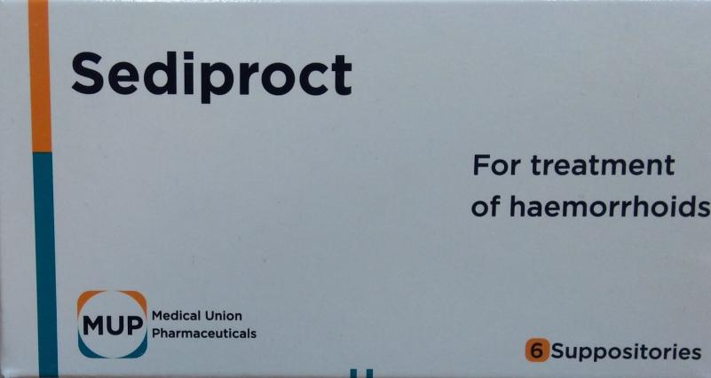 Sediproct Suppositories